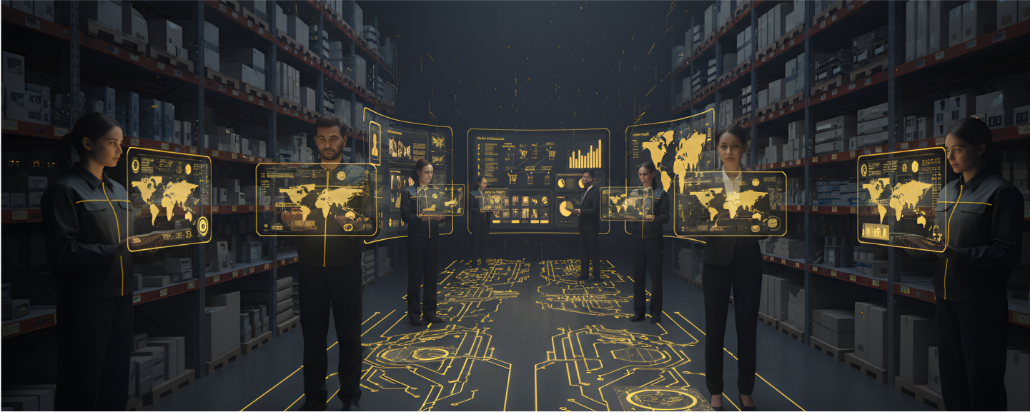 Retail and e-commerce industry illustration